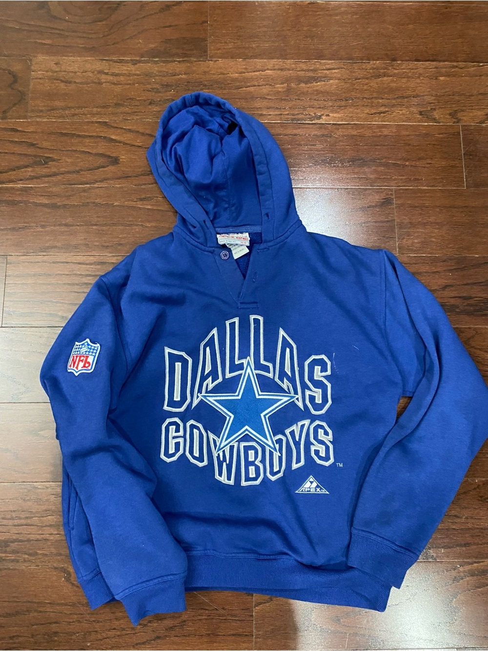 Vintage Dallas Cowboys Pullover Apex One Athletic NFL Proline Medium Football
